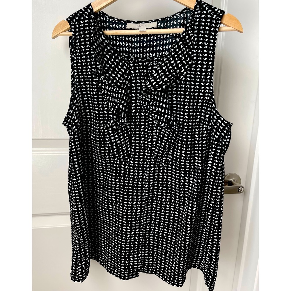 Ann Taylor ruffle blouse